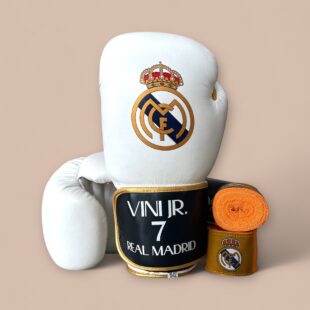 Real Madrid Vini Jr. Boxing Gloves & Wraps Set